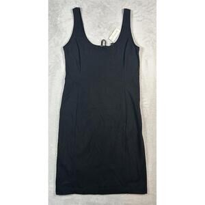 NWT Ann Taylor The Scoop Neck Sheath Dress in Bi-Stretch - Curvy Fit Black Sz 6